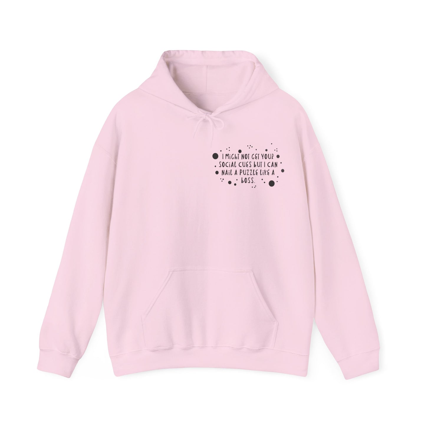 Funny ADHD/Autism Unisex Hoodie - Puzzle Boss Vibe