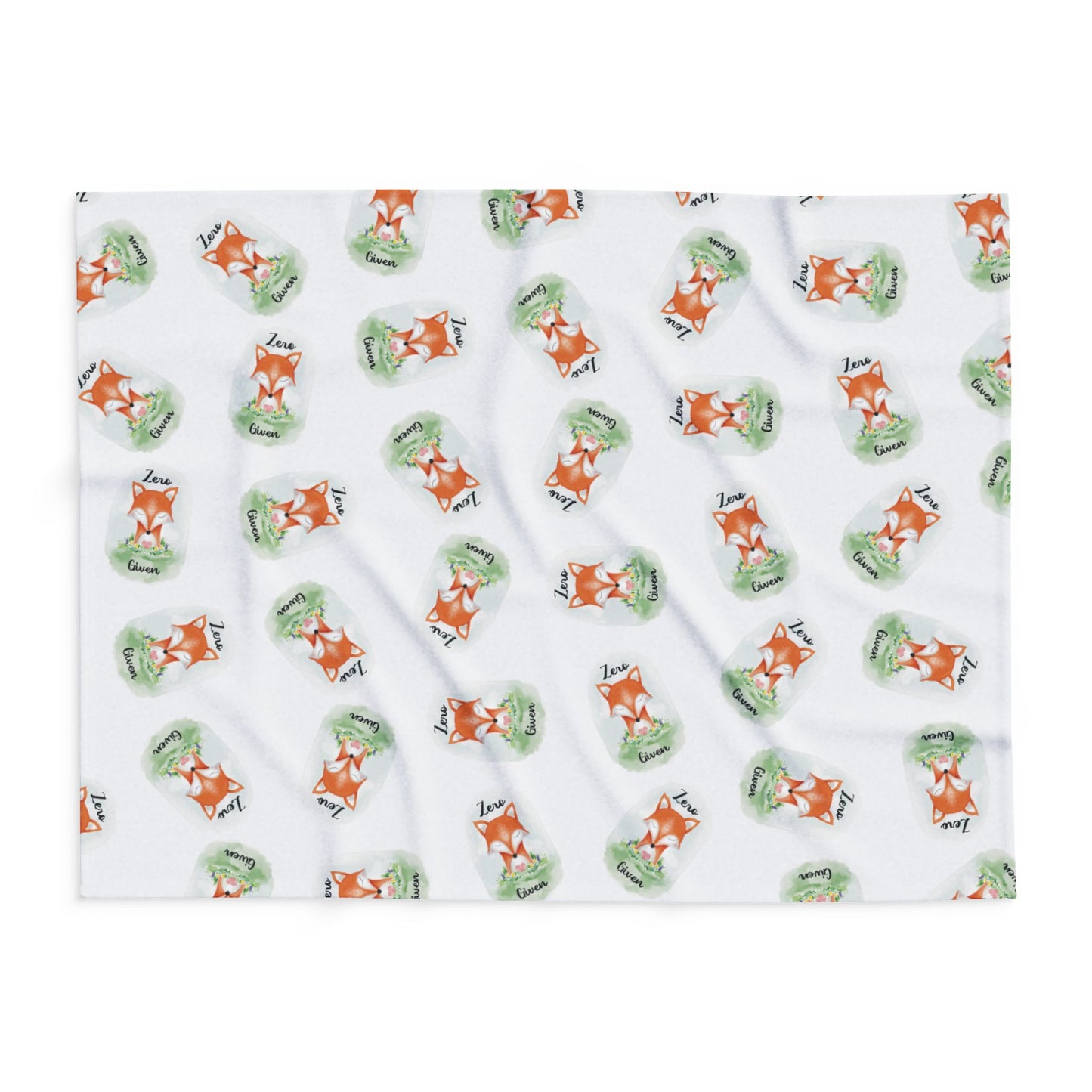 Fleece Blanket - 'Zero Fox Given' Comfy I Don't Care Blanket