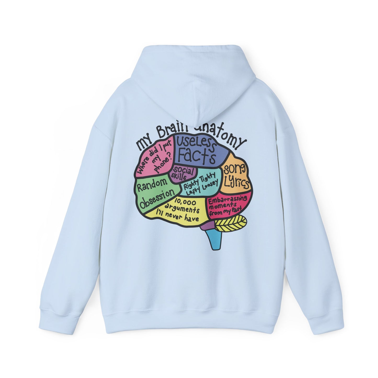 ADHD Brain anatomy Hoodie