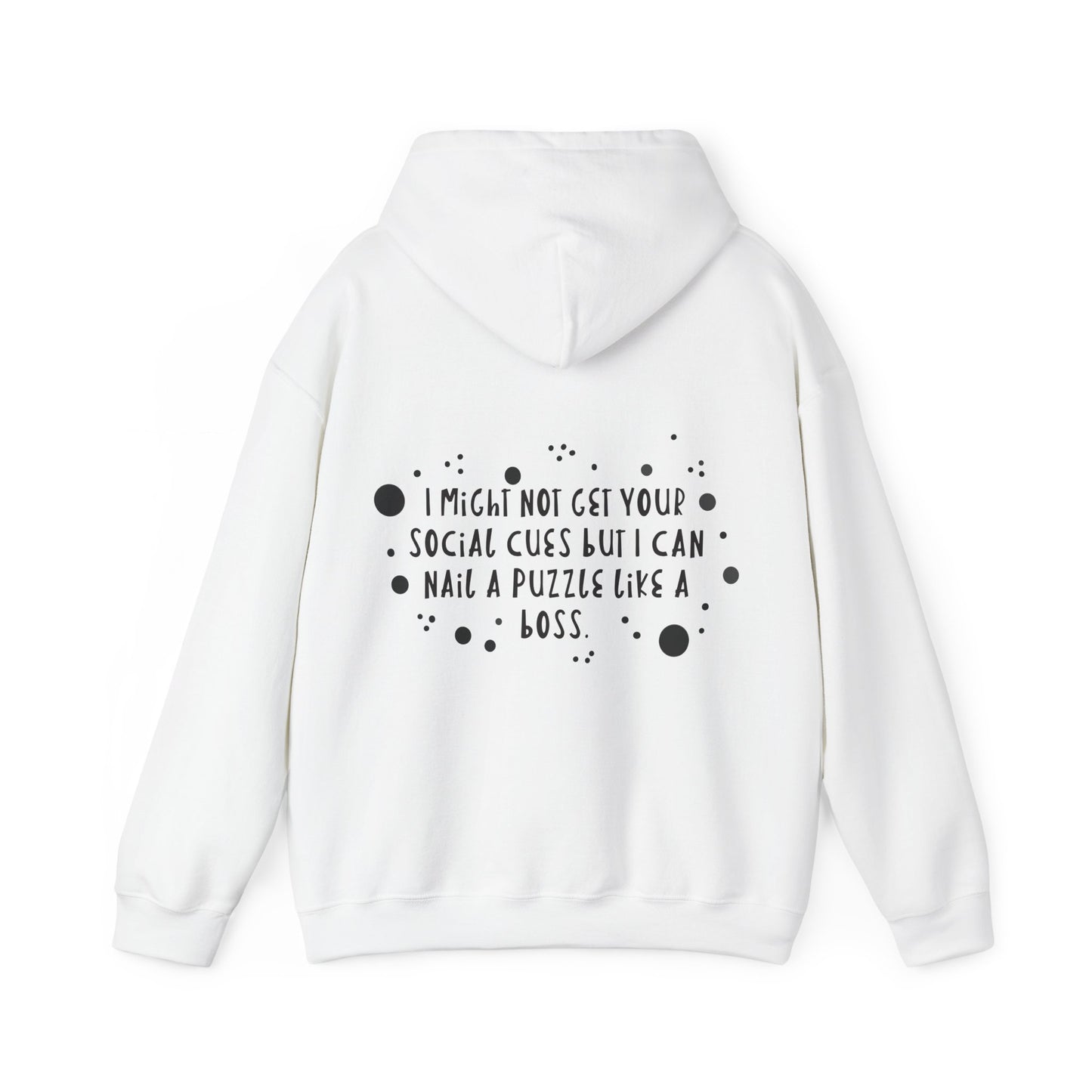 Funny ADHD/Autism Unisex Hoodie - Puzzle Boss Vibe