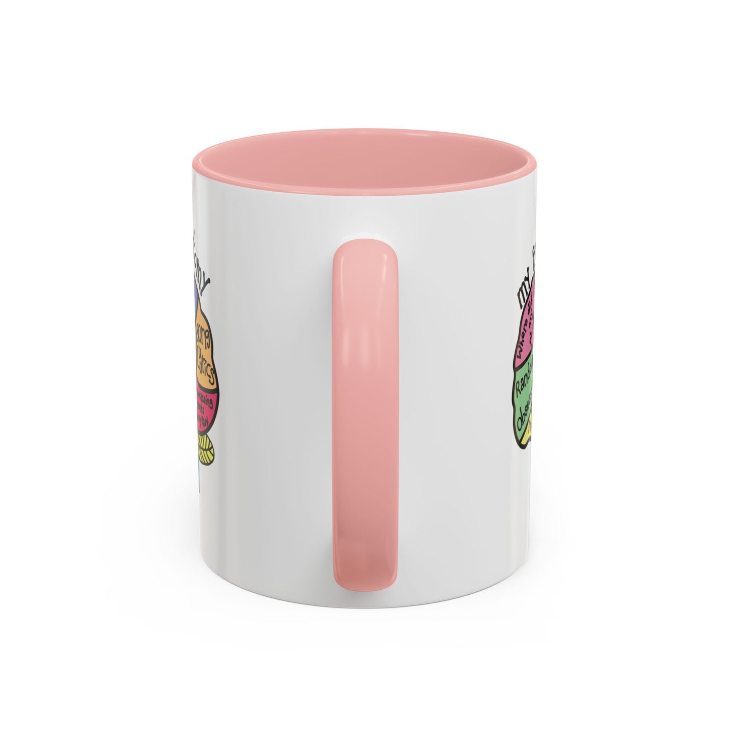 Anatomy of my Brain Accent Coffee Mug (11, 15oz)