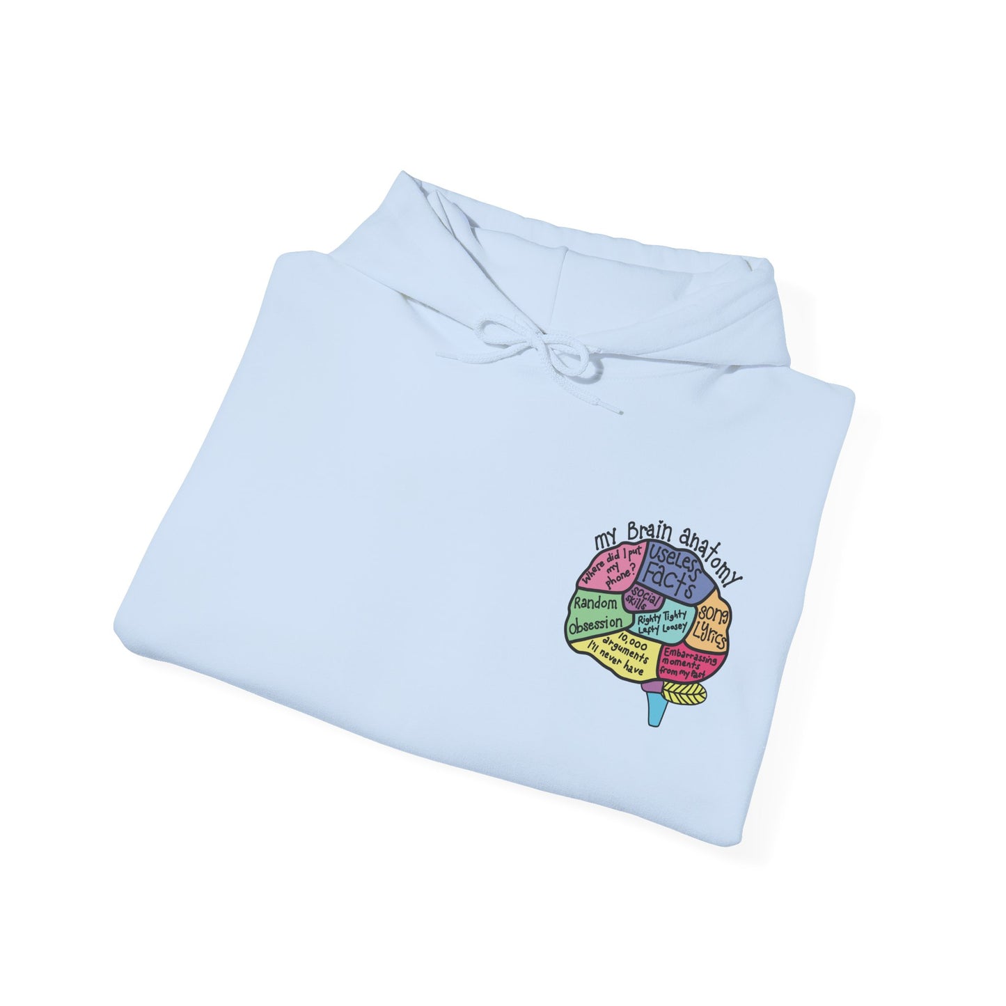 ADHD Brain anatomy Hoodie