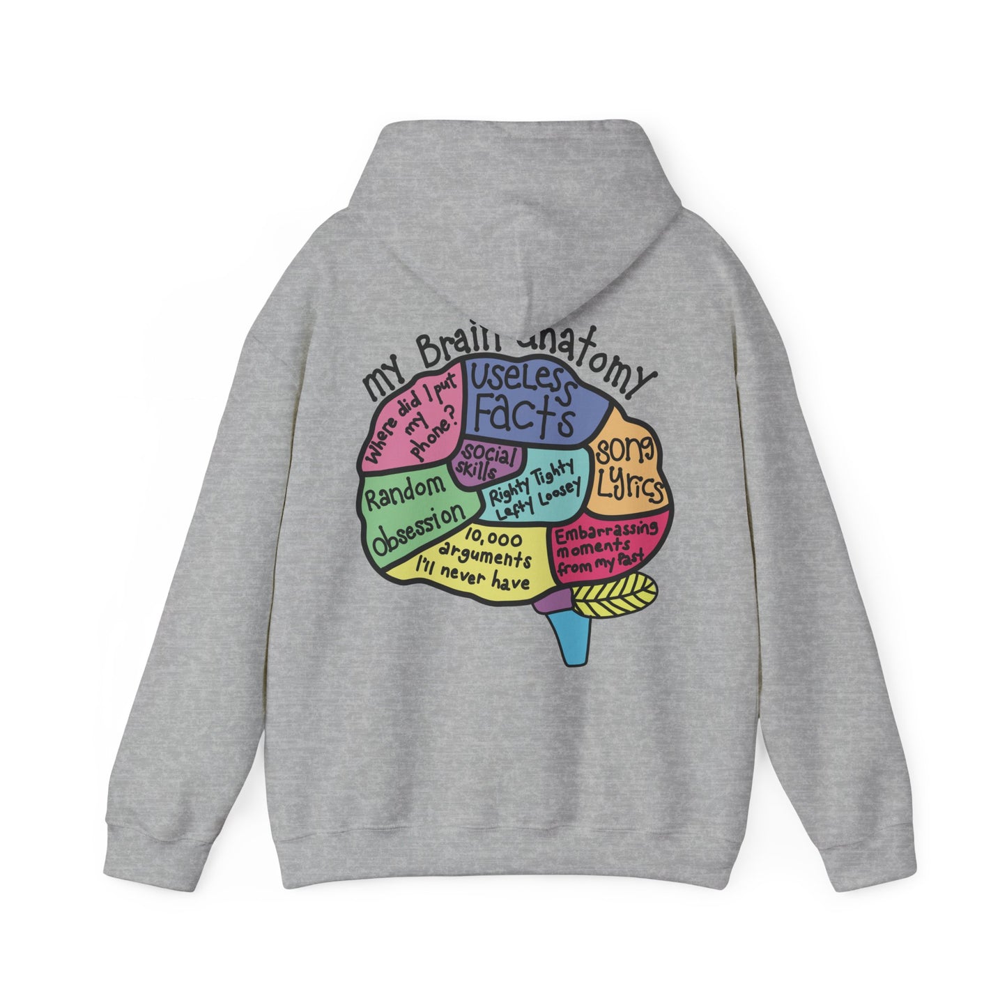 ADHD Brain anatomy Hoodie