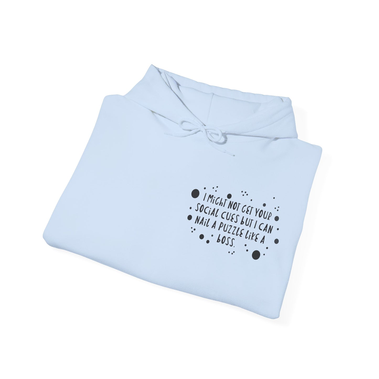 Funny ADHD/Autism Unisex Hoodie - Puzzle Boss Vibe