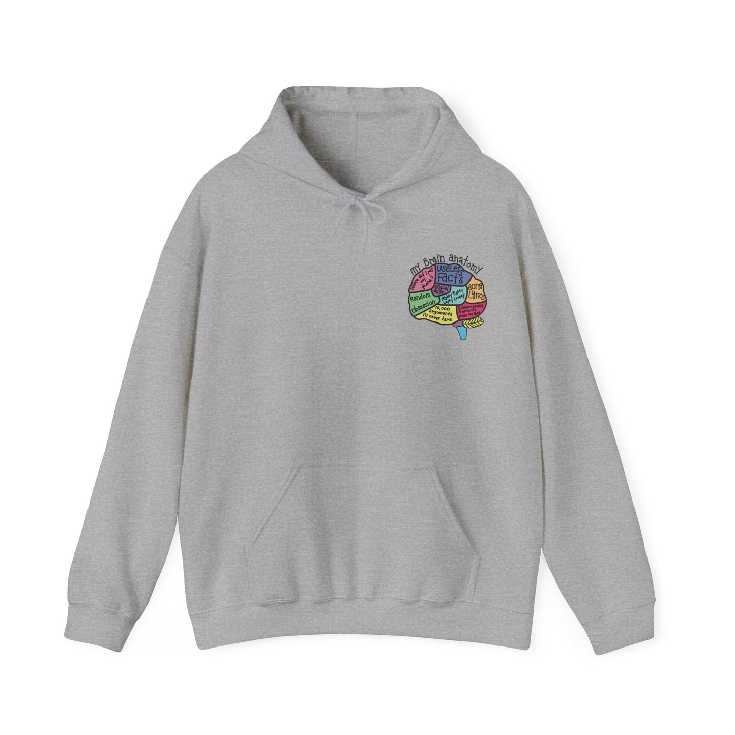 ADHD Brain anatomy Hoodie