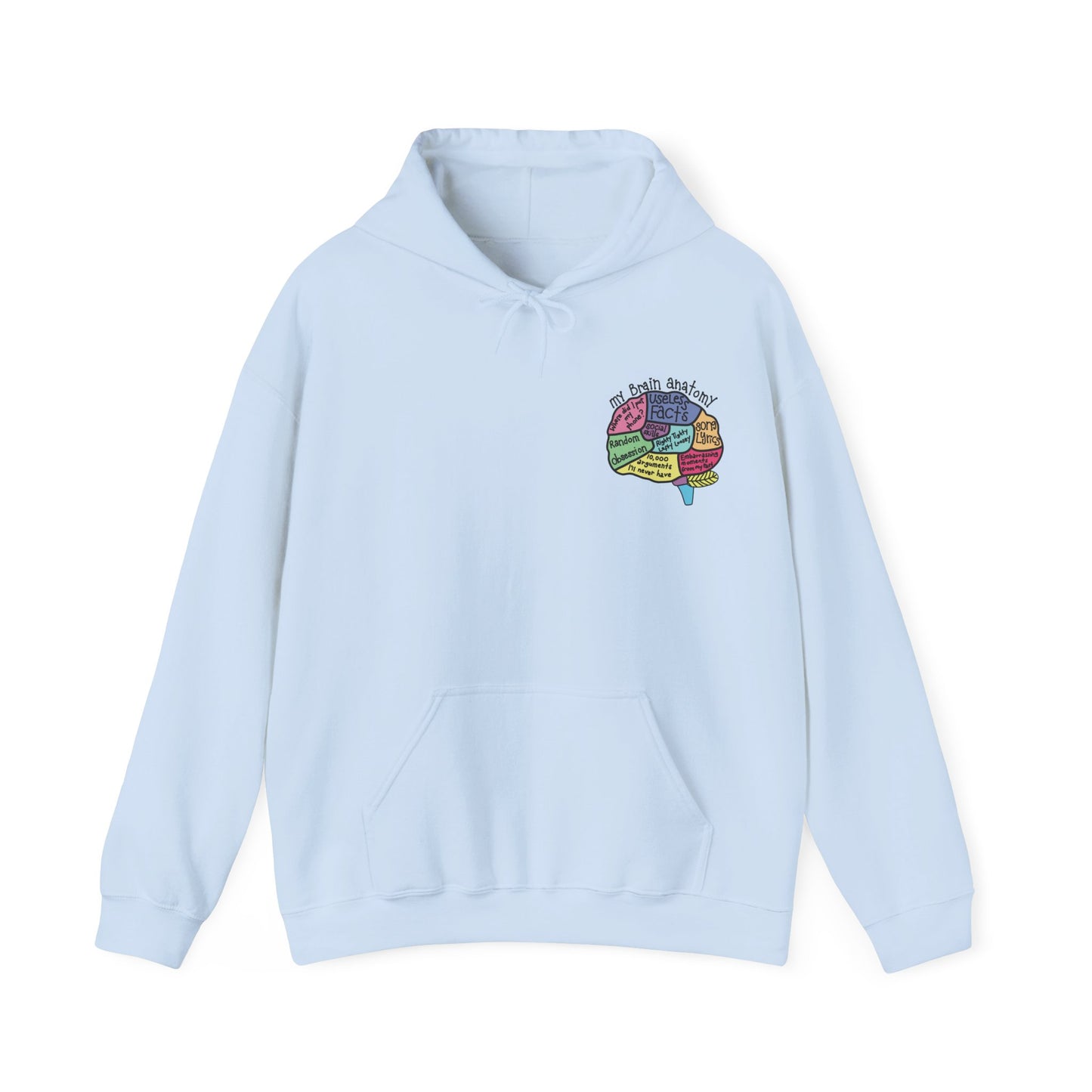 ADHD Brain anatomy Hoodie