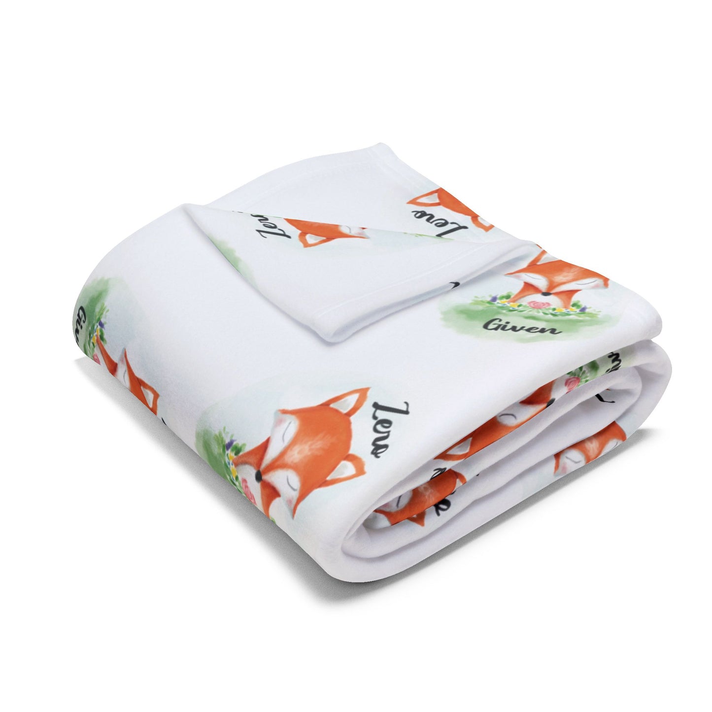 Fleece Blanket - 'Zero Fox Given' Comfy I Don't Care Blanket