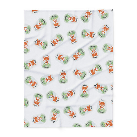 Fleece Blanket - 'Zero Fox Given' Comfy I Don't Care Blanket