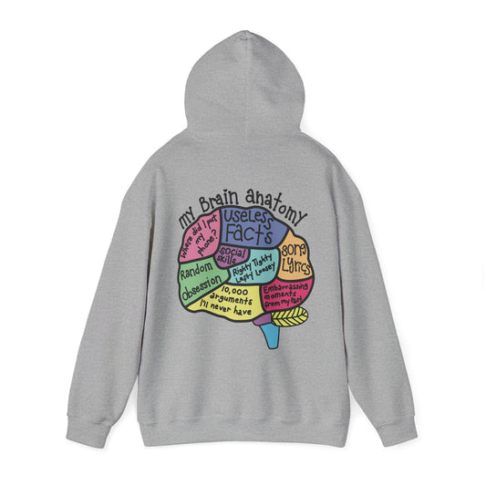 ADHD Brain anatomy Hoodie