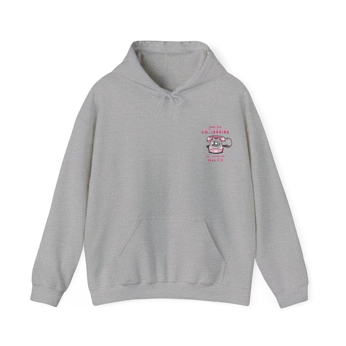 Funny Antisocial ‘Don’t call me’ Hoodie Heavy Blend™ Sweatshirt
